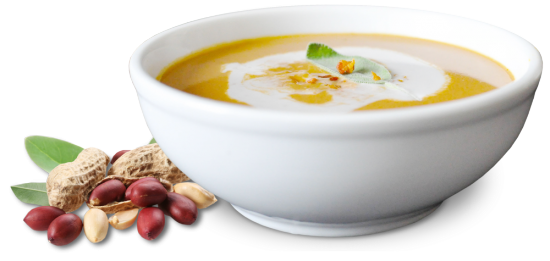Image of a bowl of soup and a pile of nuts From Soup to Nuts