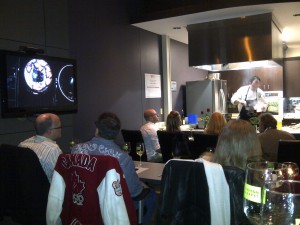 Chef Andy preparing Valentine's Dinner